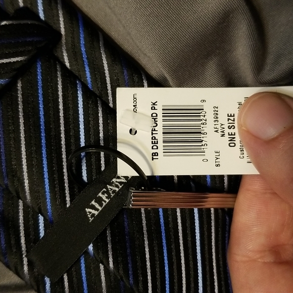 Alfani Striped Tie - Picture 7 of 14